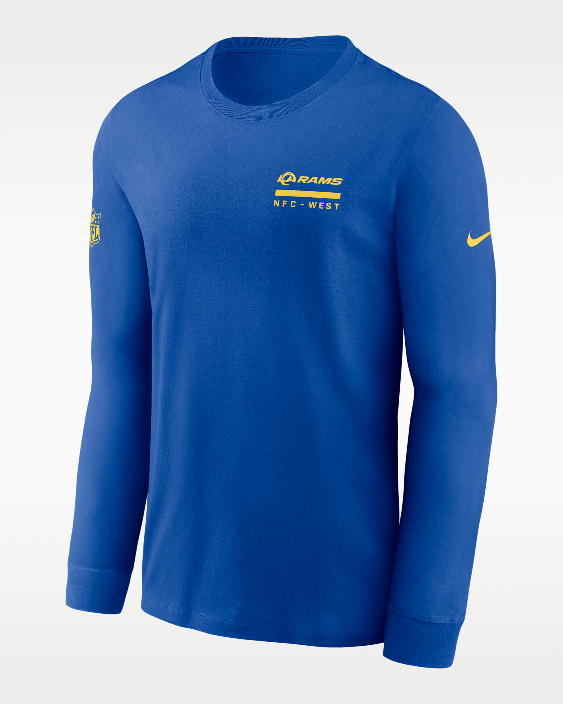 Los Angeles Rams Sideline Team Issue Men's Nike Dri-FIT NFL Long